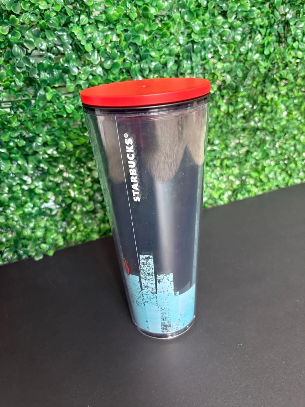 Starbucks Venti Chicago Graphic Travel Tumbler with Red Lid